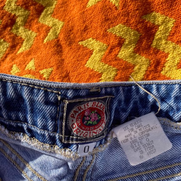 vintage distressed 90s jean high bleach dipped - Picture 5 of 7